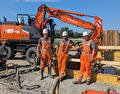 Open Front boring met waterslot in Burgh-Haamstede