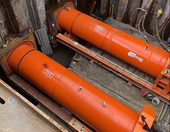 Transporting waste heat to a heat transfer station WOS in Delft